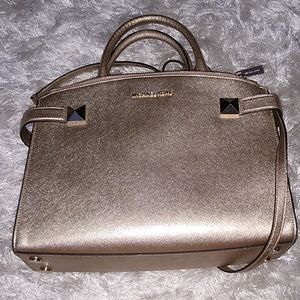 Gold shimmer mk purse